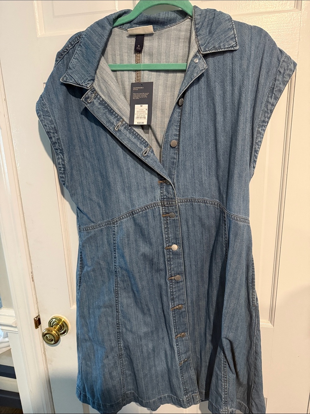 Universal Thread Light Denim Blue Shirt Dress